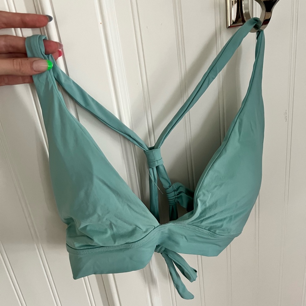 Shore Light Green Bikini Top